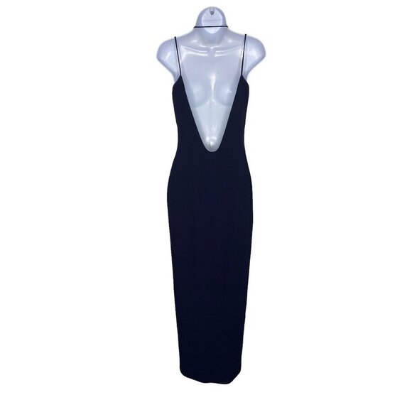Olga Pastyrnak Womens Gown Dress Blue Backless Sleeveless Spaghetti Strap‎ 2 New - Picture 2 of 10